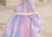 The Splendid Charm of Horseface Skirt with Flower-Adorned Combs