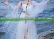 Earring Accessories for the Traditional Tangled Horse-Face Skirt:A Cultural Exploration