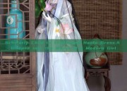 Scholarly Child in Traditional Hanfu Dress:A Glimpse into the World of a Modern Girl