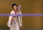 Reimagining the Cheongsam:White Embroidered Chinese-Style Ceremonial Gown