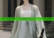 Daily Life in Summer with Tang-Style Hanfu:A Journey into Traditional Chinese Elegance