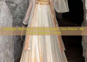 Vintage Revival:A Stylish Qipao Two-Piece Set with Modern Twist