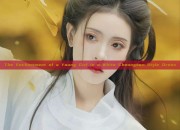 The Enchantment of a Young Girl in a White Cheongsam-Style Dress