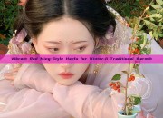 Vibrant Red Ming-Style Hanfu for Winter:A Traditional Warmth