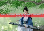 Winter Childrens Hanfu Da Xiushan:A Traditional Fashion for Kids