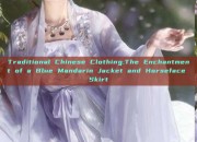 Traditional Chinese Clothing:The Enchantment of a Blue Mandarin Jacket and Horseface Skirt