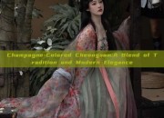 Champagne-Colored Cheongsam:A Blend of Tradition and Modern Elegance