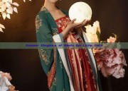 Summer Elegance of Hanfu for Little Girls
