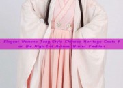 Elegant Womens Tang-Style Chinese Heritage Coats for the High-End Autumn Winter Fashion