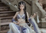 Chinese-style Girls Super Fairy-like Hanfu Fashion Short-sleeved Dress