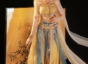 Summer Elegance of Hanfu Girls in Large-sleeved Blouses