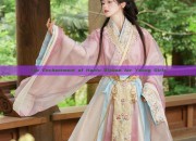 The Enchantment of Hanfu Ribbon for Young Girls
