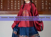 Summer Hanfu Womens Tops:A Guide to Elegant Single-Piece Blouses