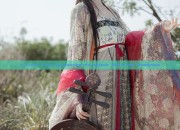 A Little Girls Enchanting Horseface Skirt and Headwear