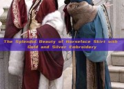 The Splendid Beauty of Horseface Skirt with Gold and Silver Embroidery