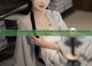 Dragon Year Celebration:A Girl in Hanfu Fashion and Her Horse-Face Skirt