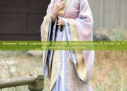 Summer Girls Lightweight Ice Silk Hanfu Costumes:A Guide to Thin and Breezy Options