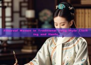 Ethereal Women in Traditional Tang-Style Clothing and Hanfu