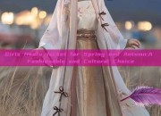 Girls Hanfu Jacket for Spring and Autumn:A Fashionable and Cultural Choice