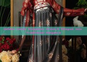 Golden Hanfu Strapless Dress:A Glimpse into Traditional Elegance