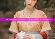 The Elegance of Black Long-Sleeve Cheongsam