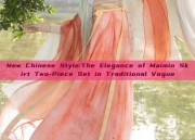 New Chinese Style:The Elegance of Maimin Skirt Two-Piece Set in Traditional Vogue