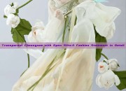 Transparent Cheongsam with Open Slits:A Fashion Statement in Detail
