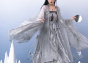 Elegant Hanfu Womens Hooded Jacket Ensemble