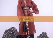 Moms and Kids in Traditional Tang-Style Clothes for Autumn-Winter