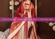Eco-Friendly Hanfu Fashion for a 13-Year-Old