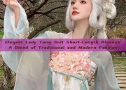 Elegant Lady Tang Suit Short-Length Blouses:A Blend of Traditional and Modern Fashion