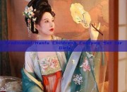 Traditional Hanfu Childrens Costume Set for Girls