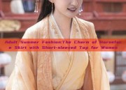 Adult Summer Fashion:The Charm of Horseface Skirt with Short-sleeved Top for Women