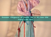 Summer Elegance of Hanfu for a 10-Year-Old Fairy-Like Girl
