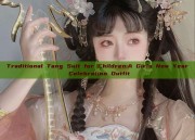 Traditional Tang Suit for Children:A Girls New Year Celebration Outfit