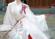 The Splendor of Ming-Style Red Horsehide Skirt
