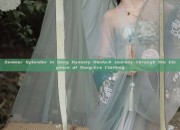 Summer Splendor in Song Dynasty Hanfu:A Journey Through the Elegance of Song-Era Clothing