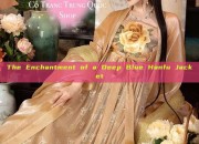 The Enchantment of a Deep Blue Hanfu Jacket