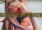 Childrens Traditional Hanfu Robes and Puff-Front Cape:A Journey into Ancient Chinese童装