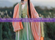 Golden Threads of Autumn and Winter:A Girls Plush Horseface Skirt with Embroidery