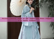 Ancient Chinese Style of the Zodiac:The Rams Elegance in Hanfu Fashion