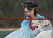 Winter Comfort in Traditional Hanfu and Warm Cotton Shoes for Little Girls