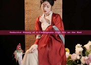 Seductive Beauty of a Cheongsams High Slit on the Bed