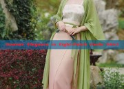 Summer Elegance in Eight-Patch Hanfu Skirt