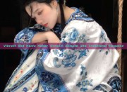 Vibrant Red Hanfu Halter Dress:A Glimpse into Traditional Elegance