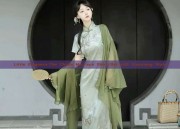 Little Elegance:The Childs Ma-Face Skirt Set with Xiaoxiang Style