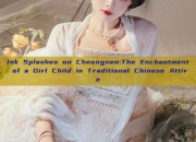 Ink Splashes on Cheongsam:The Enchantment of a Girl Child in Traditional Chinese Attire