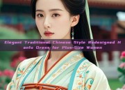 Elegant Traditional Chinese Style Redesigned Hanfu Dress for Plus-Size Women
