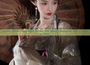 Autumn Winter Long-Style Golden Silk Qipao Cheongsam with a Classy Twist