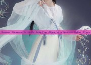 Summer Elegance in Hanfu Robe:The Allure of a Womens RuQun Dress